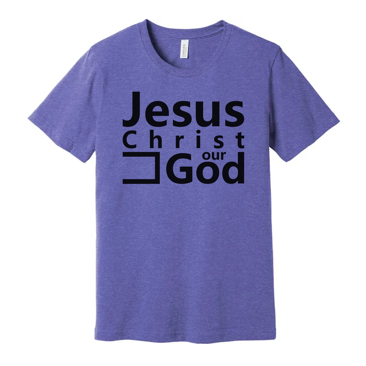 Unisex Christian T Shirt Featuring Jesus Christ Our God Artwork Graphic Tee For Faith and Belief