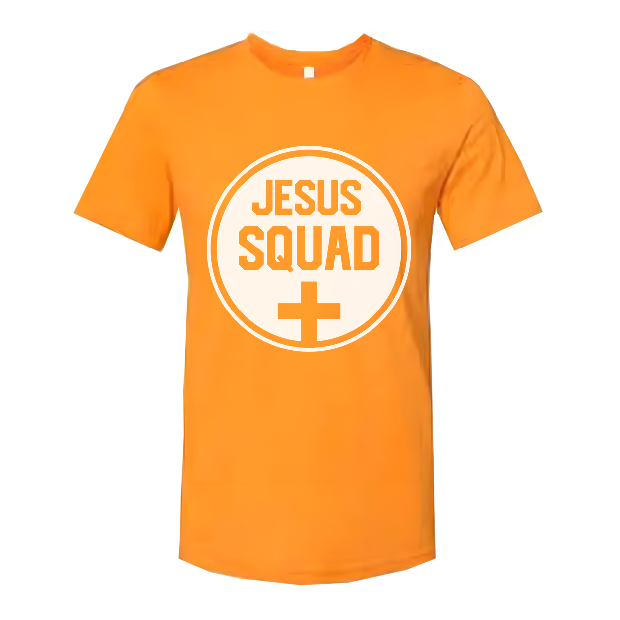 Unisex Jesus Squad Circle Logo T Shirt Christian Tee