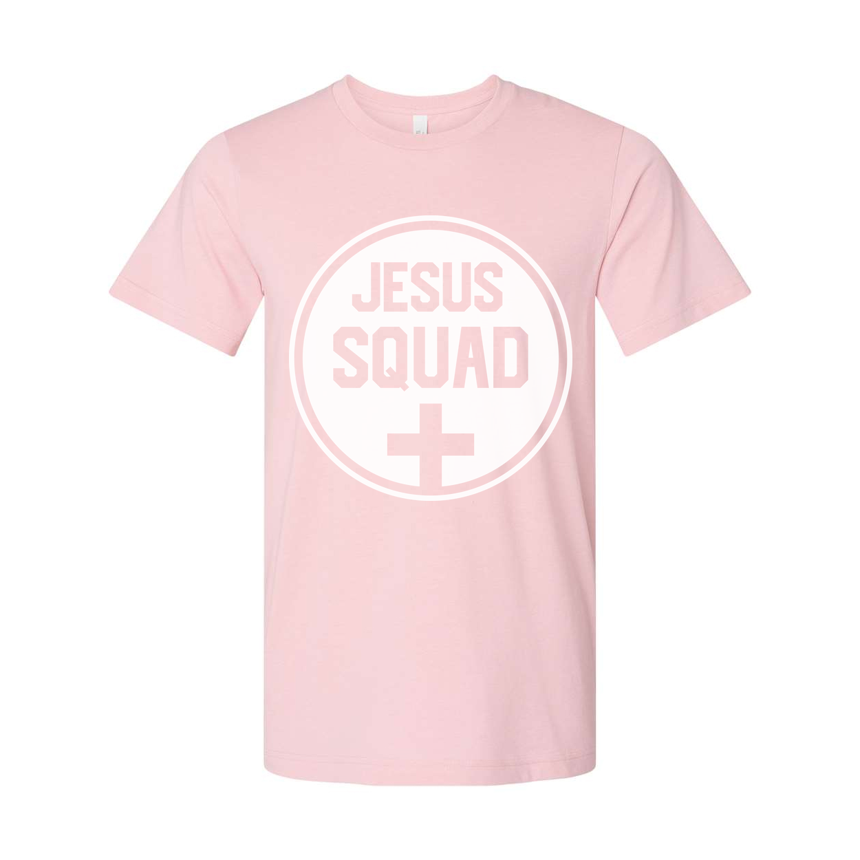 Unisex Jesus Squad Circle Logo T Shirt Christian Tee