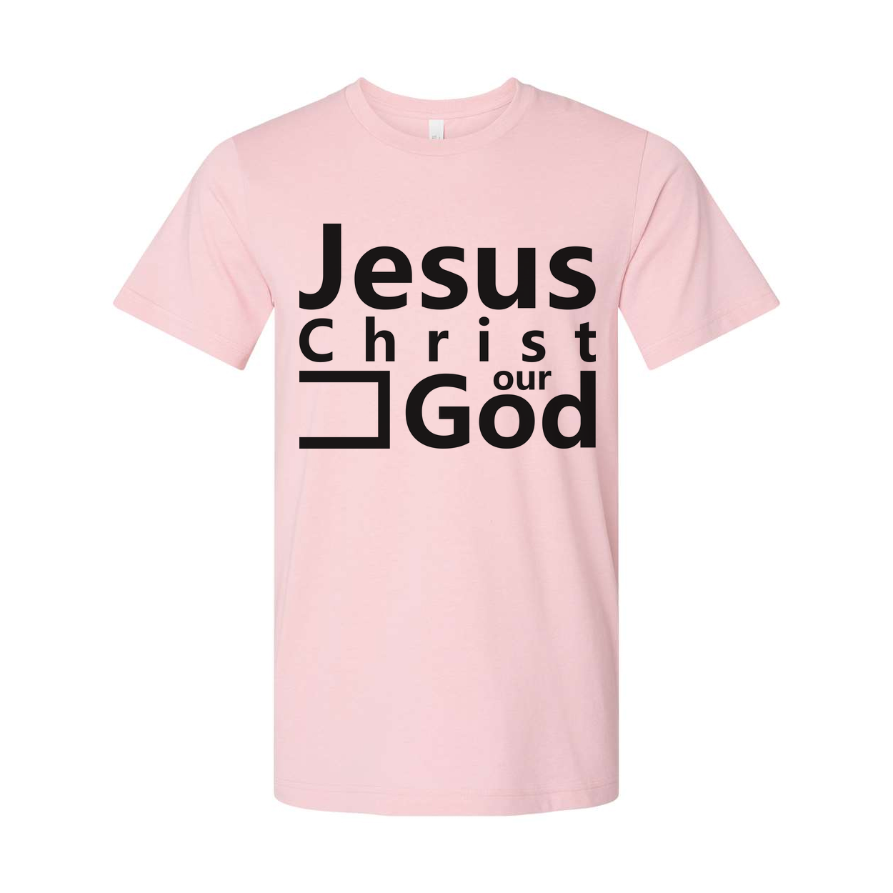Unisex Christian T Shirt Featuring Jesus Christ Our God Artwork Graphic Tee For Faith and Belief