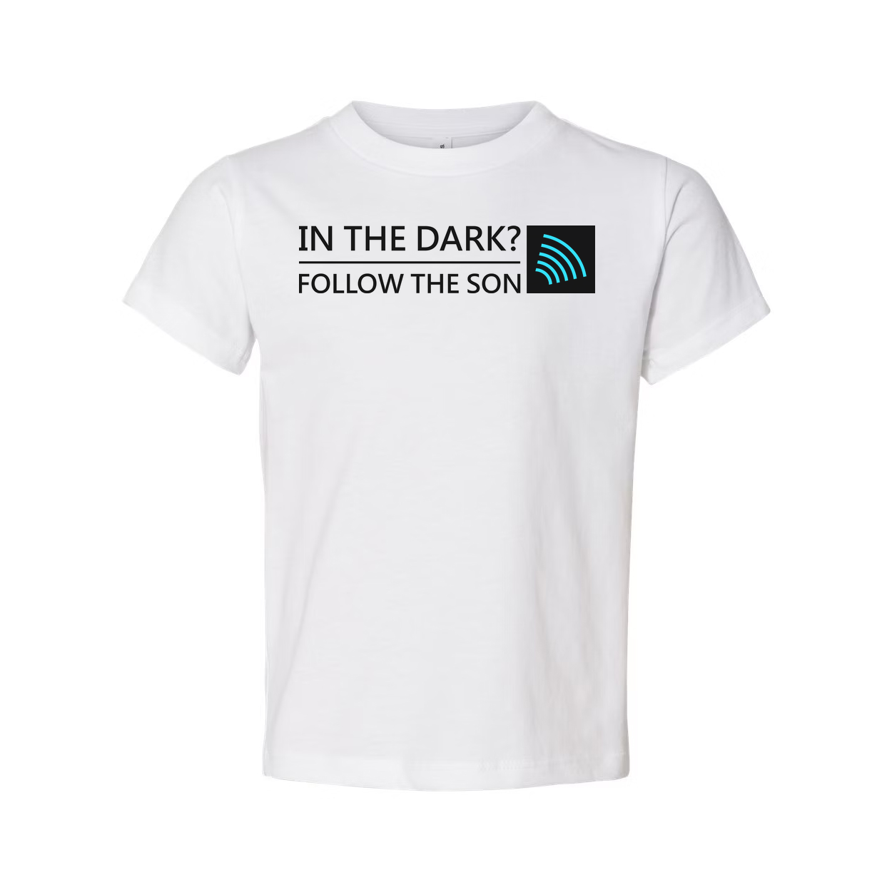Unisex Christian T Shirt With In The Dark Follow The Son Graphic And Icon Tee Bold