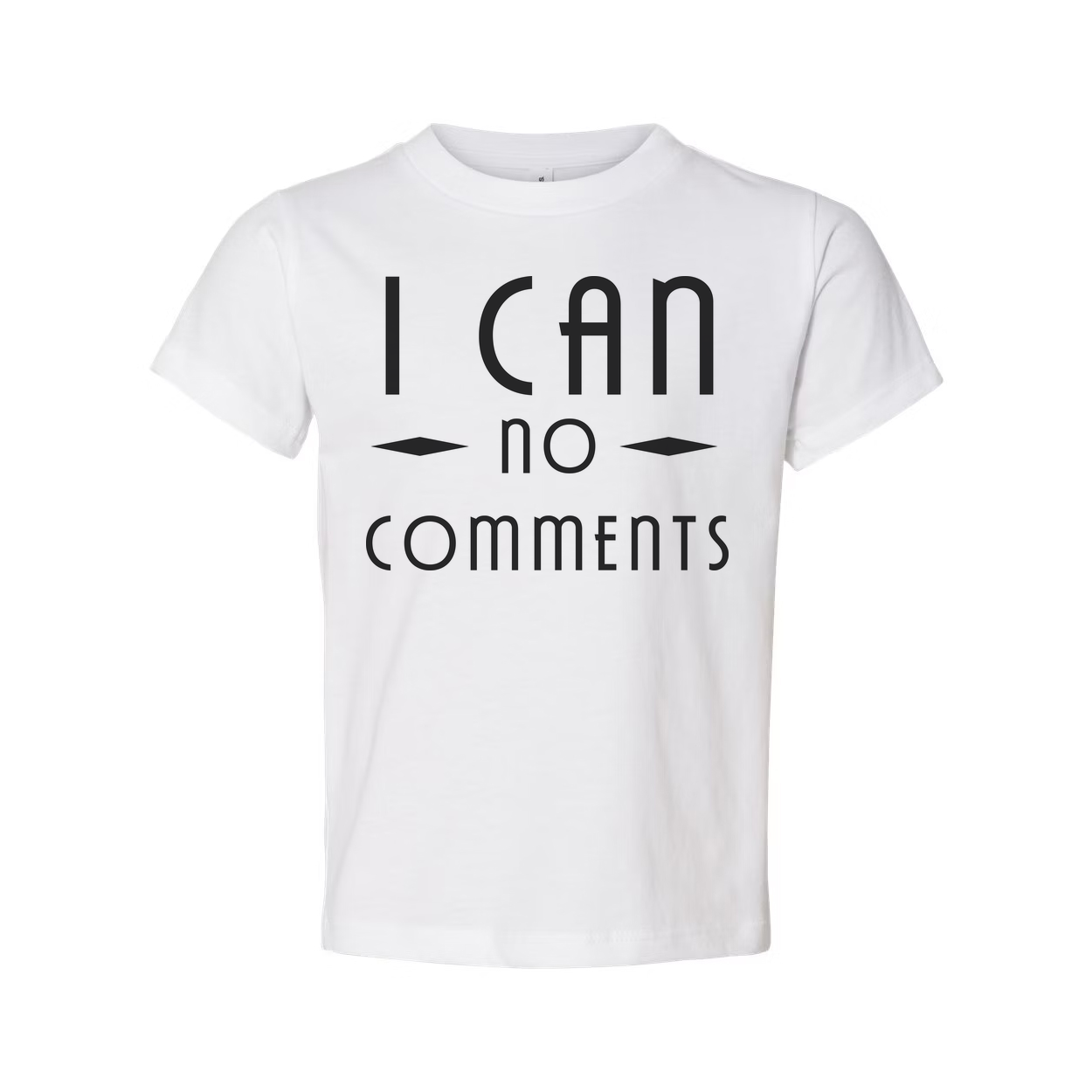 I Can No Comments Unisex Graphic Tee With Christian Message In Bold Clean Typeface