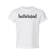 Hallelujah Christian Unisex T Shirt With Bold Script Print For Faith And Spiritual Wear