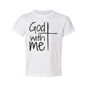 Christian Unisex T Shirt Featuring God With Me Cross Graphic For Faith Centered Wear