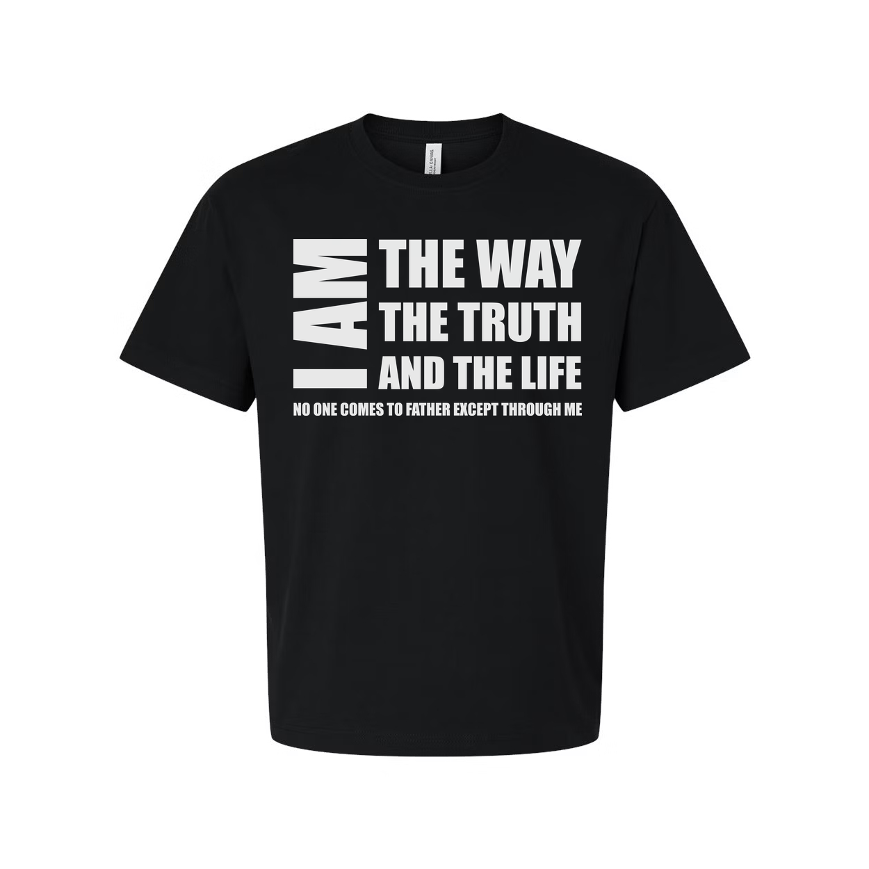 Christian Unisex T Shirt I Am The Way The Truth And The Life Graphic Tee Biblical Quote Tee For Men And Women