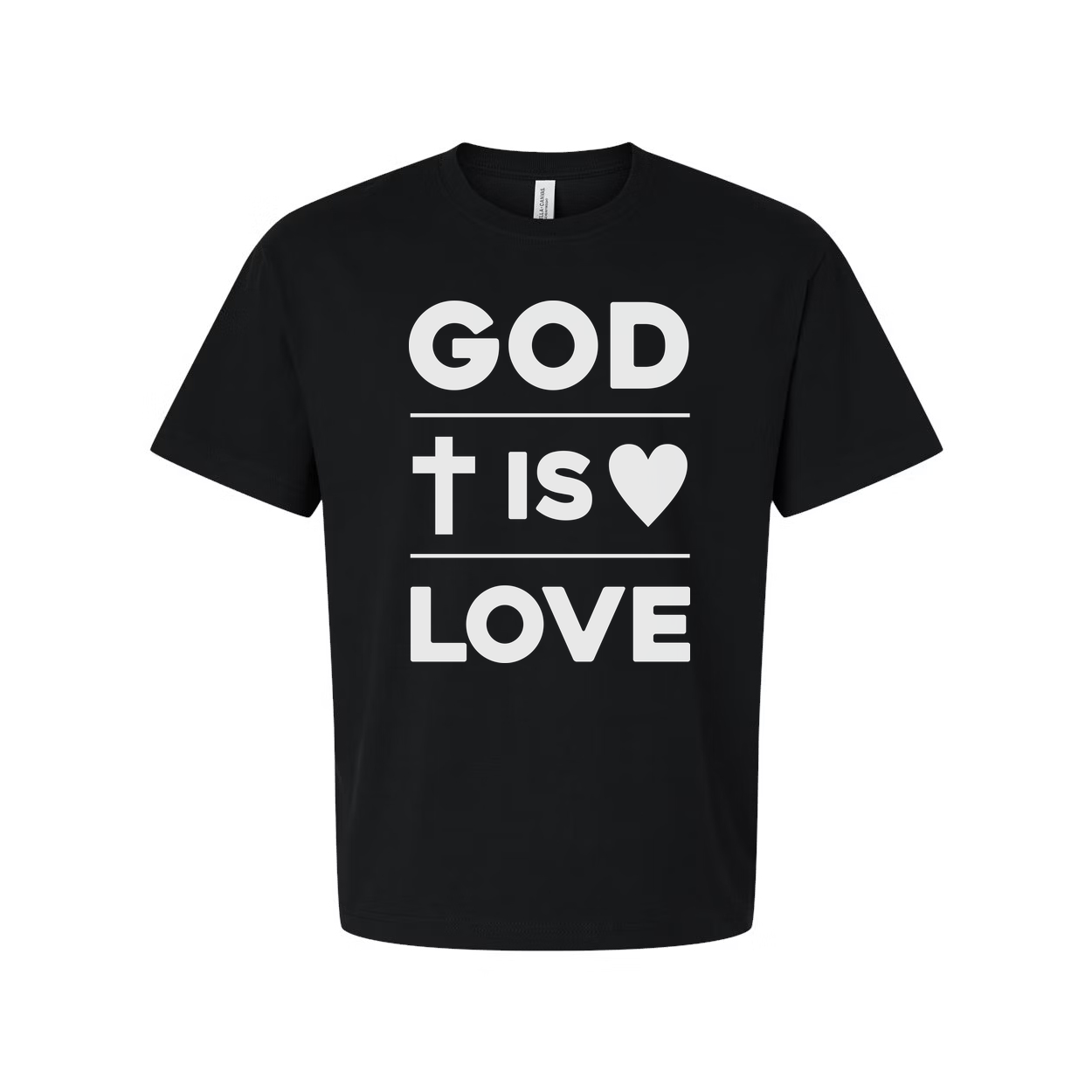 Unisex Christian T Shirt With God Is Love Graphic Design Tee For Faith Enthusiasts And Everyday Wear