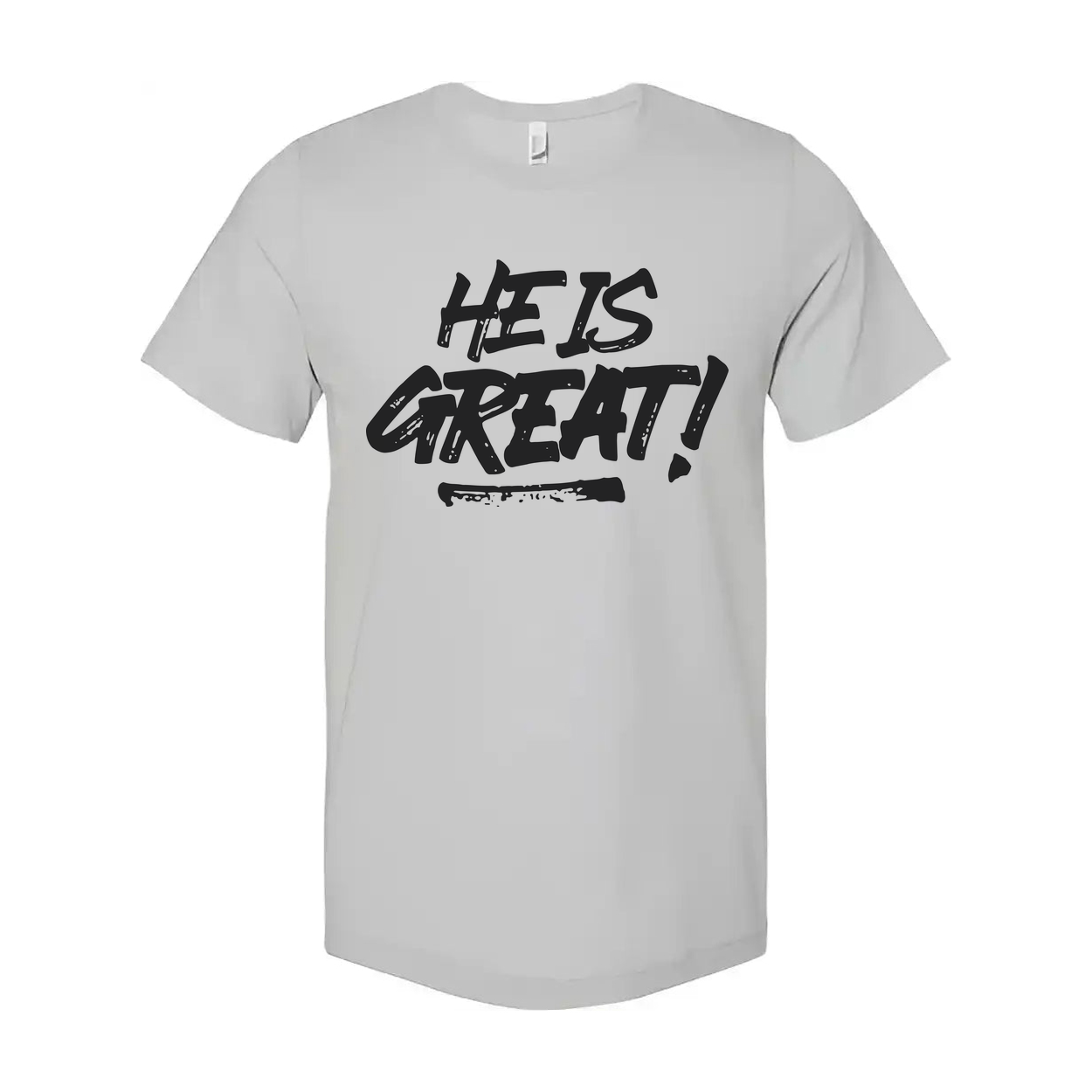 Christian Unisex Graphic Tee He Is Great Motivational Scripture Shirt For Men And Women