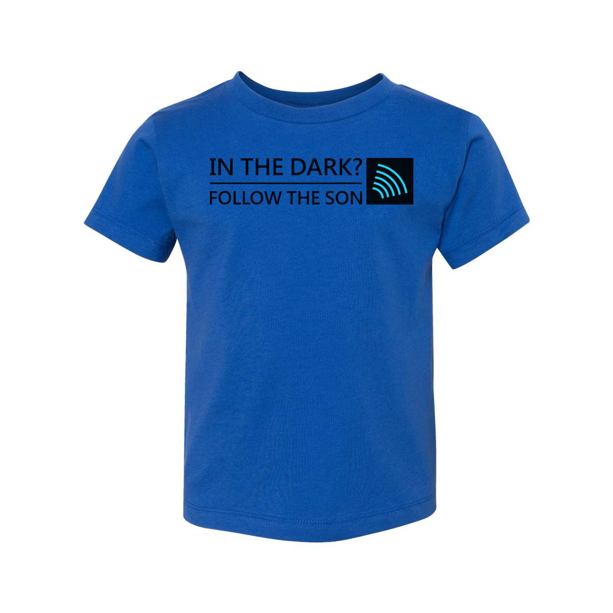 Unisex Christian T Shirt With In The Dark Follow The Son Graphic And Icon Tee Bold