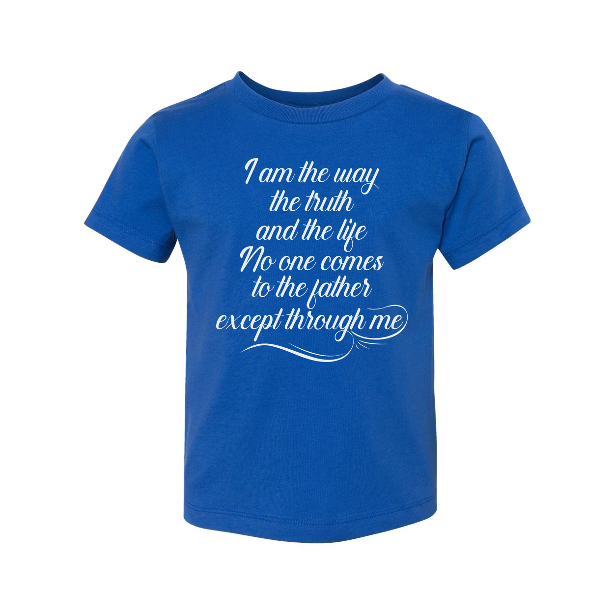 Christian Unisex T Shirt With Bible Verse Script Font