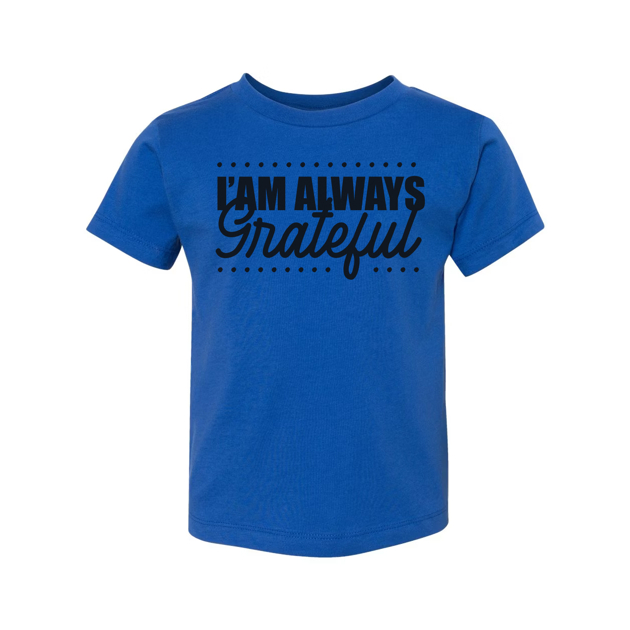 I Am Always Grateful Christian Unisex T Shirt With Script Grateful Typography Design