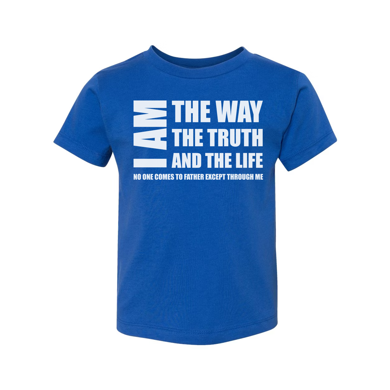 Christian Unisex T Shirt I Am The Way The Truth And The Life Graphic Tee Biblical Quote Tee For Men And Women