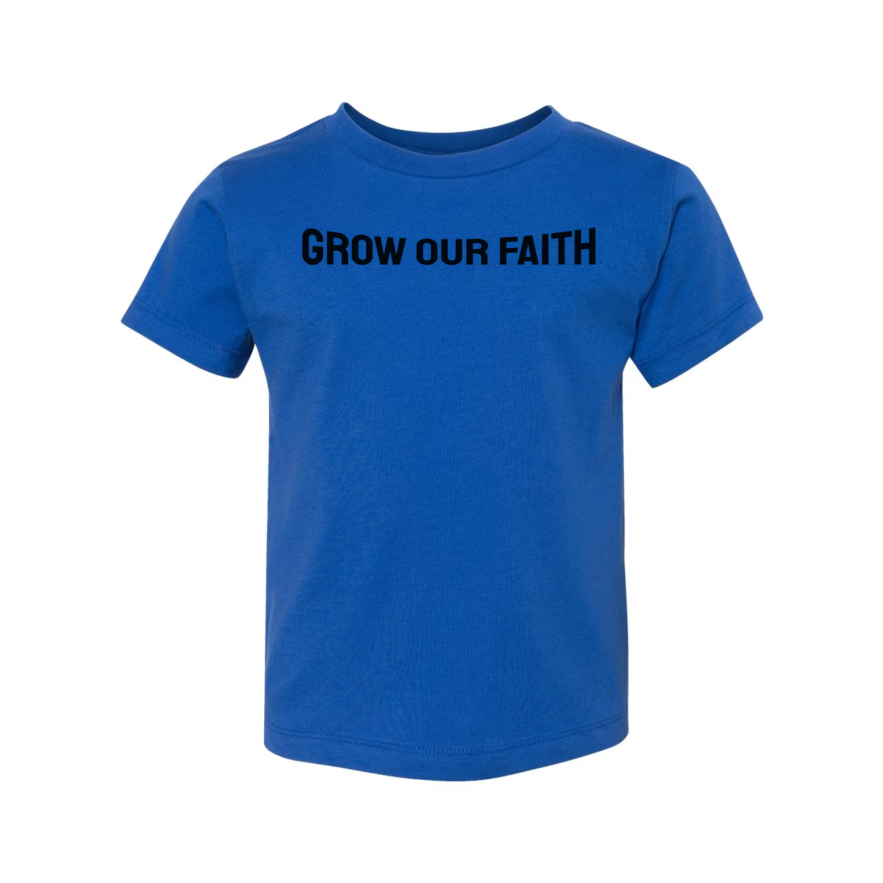 Grow Our Faith Christian Unisex T Shirt With Bold Front Graphic Print For Everyday Wear
