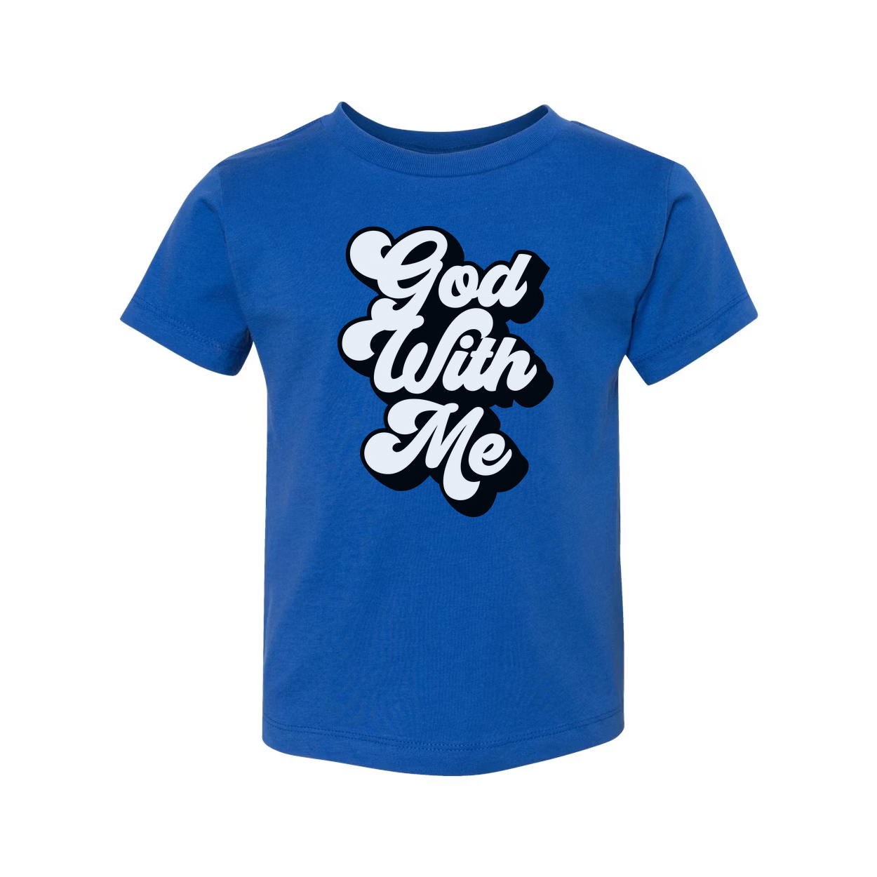 Christian Unisex T Shirt God With Me Graphic Print for Believers and Faithful Everyday Wear