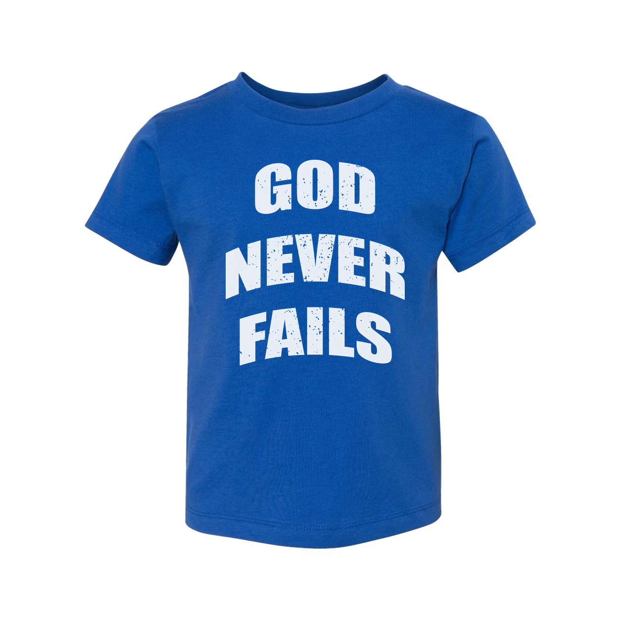 God Never Fails Christian Unisex Short Sleeve T Shirt Graphic Tee For Believers Worldwide