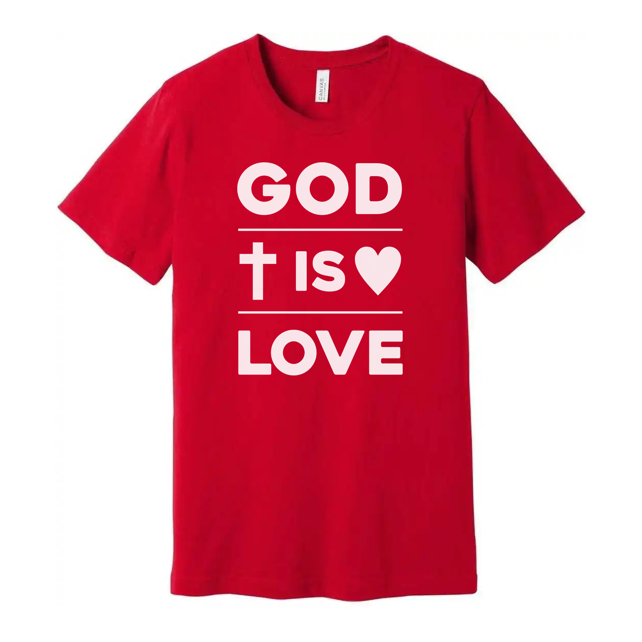 Unisex Christian T Shirt With God Is Love Graphic Design Tee For Faith Enthusiasts And Everyday Wear