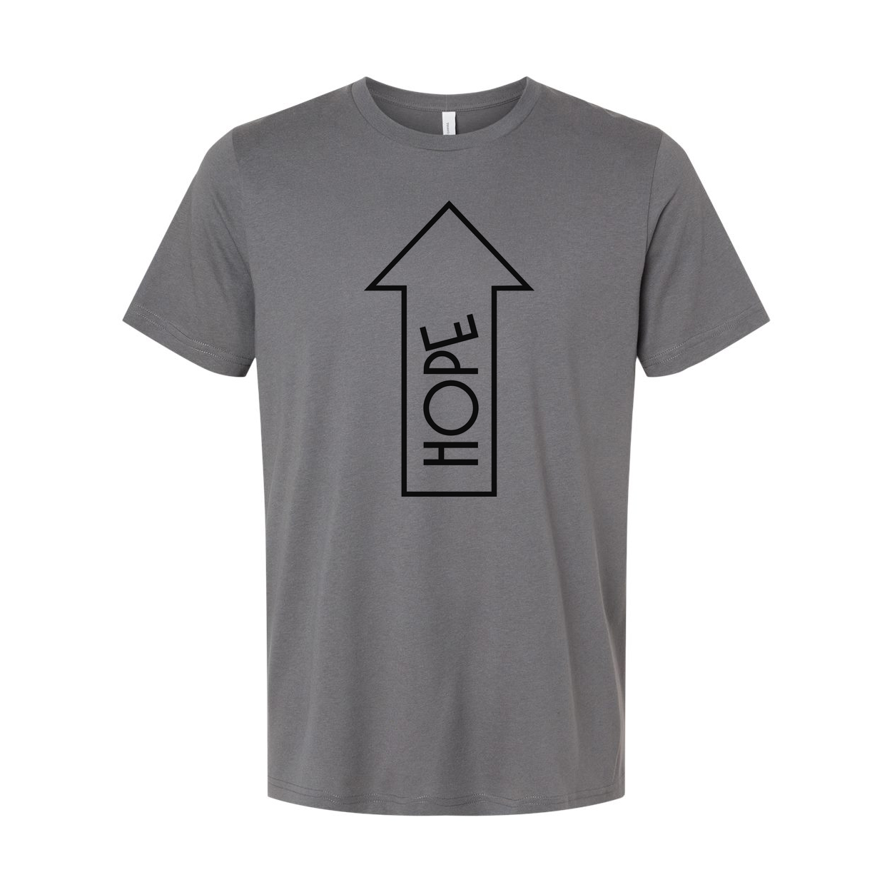 Unisex Christian Tee With Hope Arrow Graphic