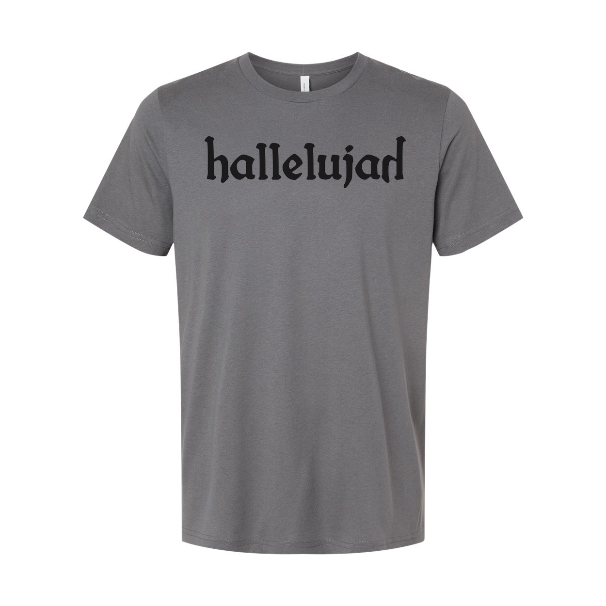 Hallelujah Christian Unisex T Shirt With Bold Script Print For Faith And Spiritual Wear