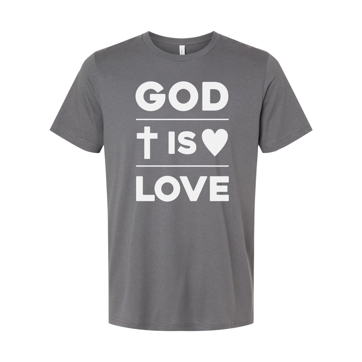 Unisex Christian T Shirt With God Is Love Graphic Design Tee For Faith Enthusiasts And Everyday Wear