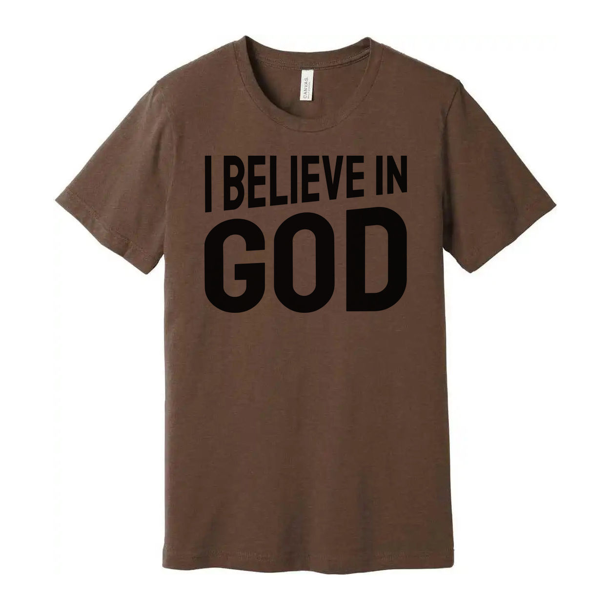 I Believe In God Unisex Graphic T Shirt For Christians And Faith Enthusiasts Soft Everyday Wear For Men And Women
