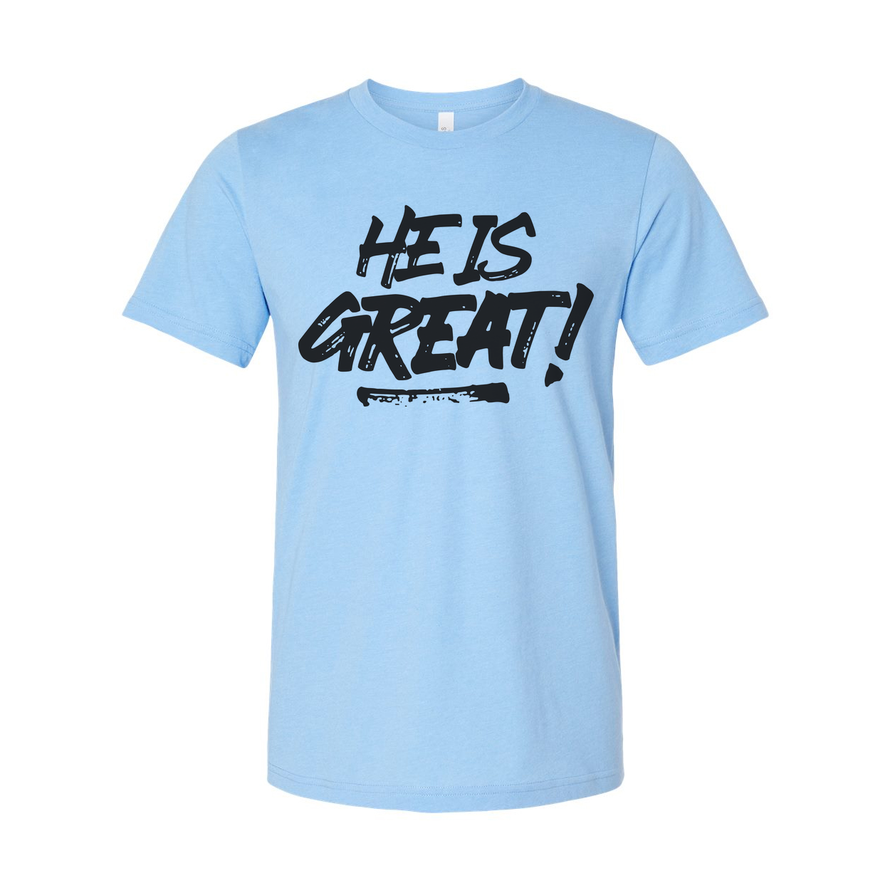 Christian Unisex Graphic Tee He Is Great Motivational Scripture Shirt For Men And Women