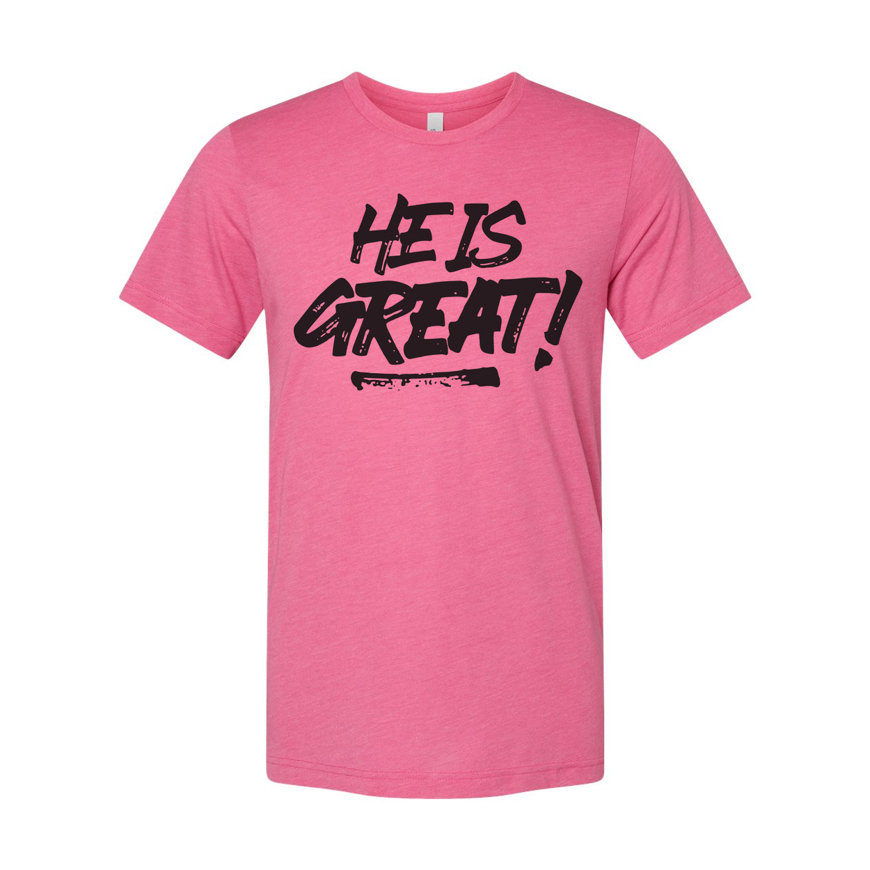 Christian Unisex Graphic Tee He Is Great Motivational Scripture Shirt For Men And Women