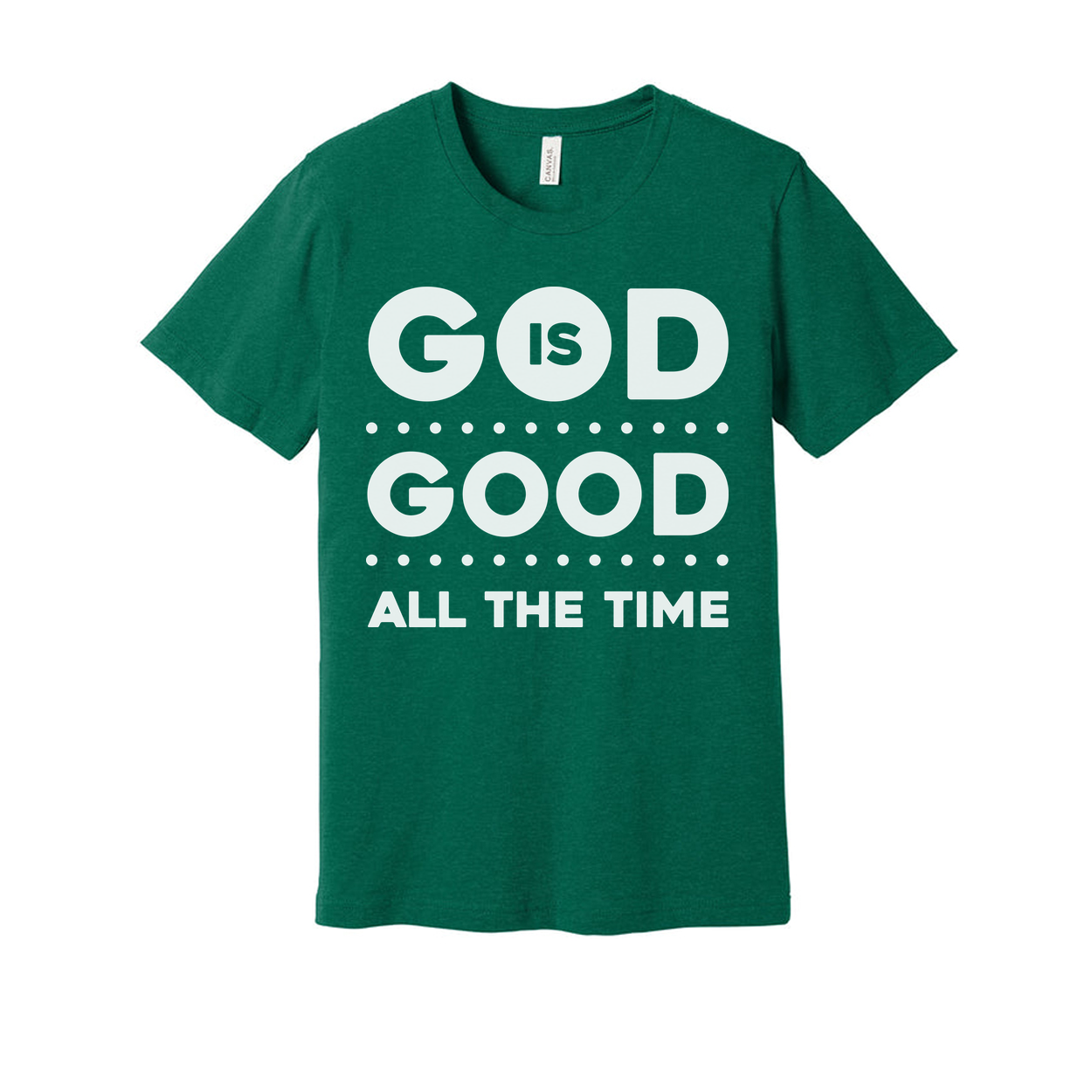 God Is Good All The Time Christian Unisex T Shirt Graphic Tee For Men Women Spiritual Gift