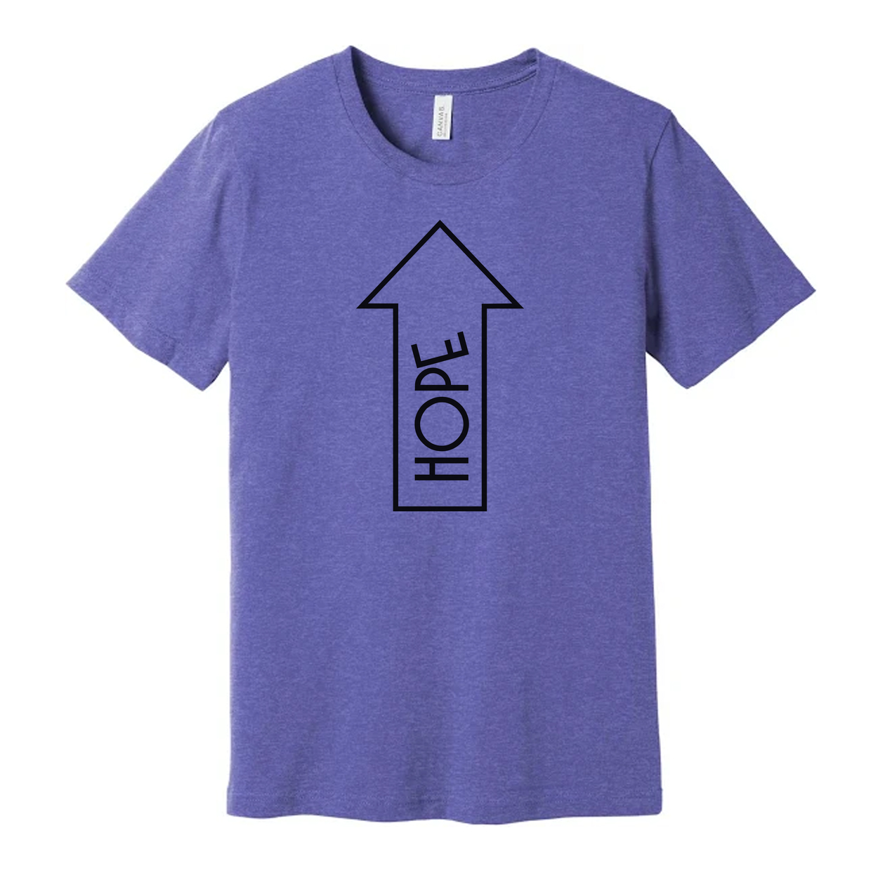 Unisex Christian Tee With Hope Arrow Graphic