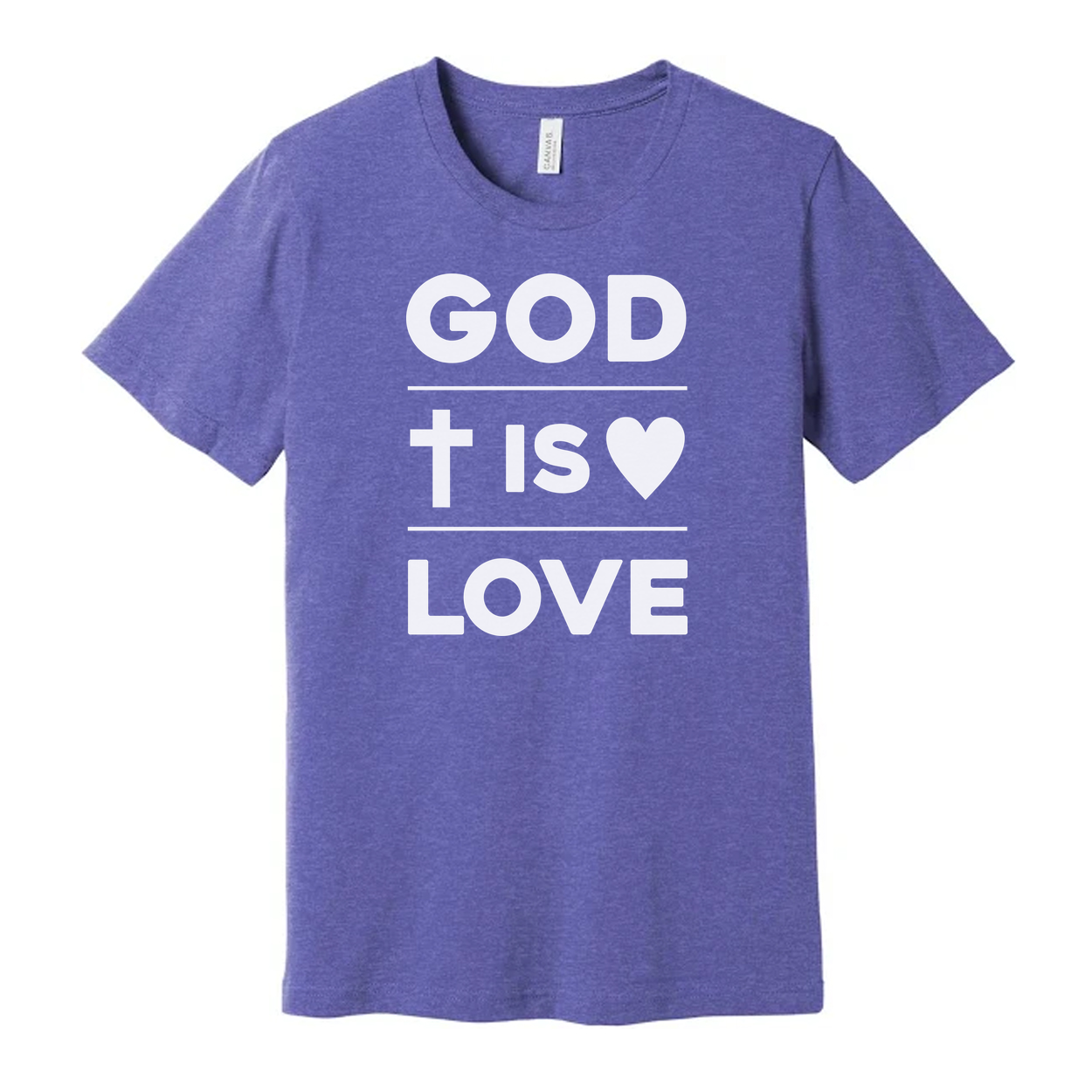 Unisex Christian T Shirt With God Is Love Graphic Design Tee For Faith Enthusiasts And Everyday Wear