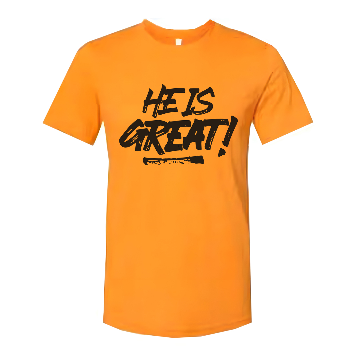 Christian Unisex Graphic Tee He Is Great Motivational Scripture Shirt For Men And Women