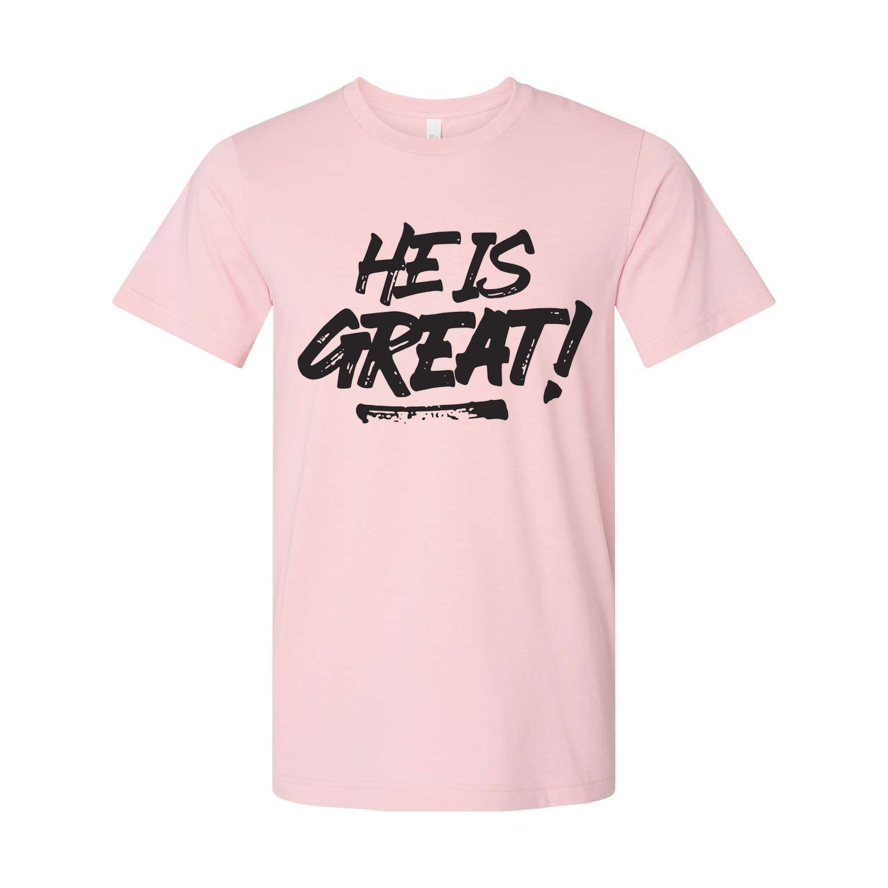 Christian Unisex Graphic Tee He Is Great Motivational Scripture Shirt For Men And Women