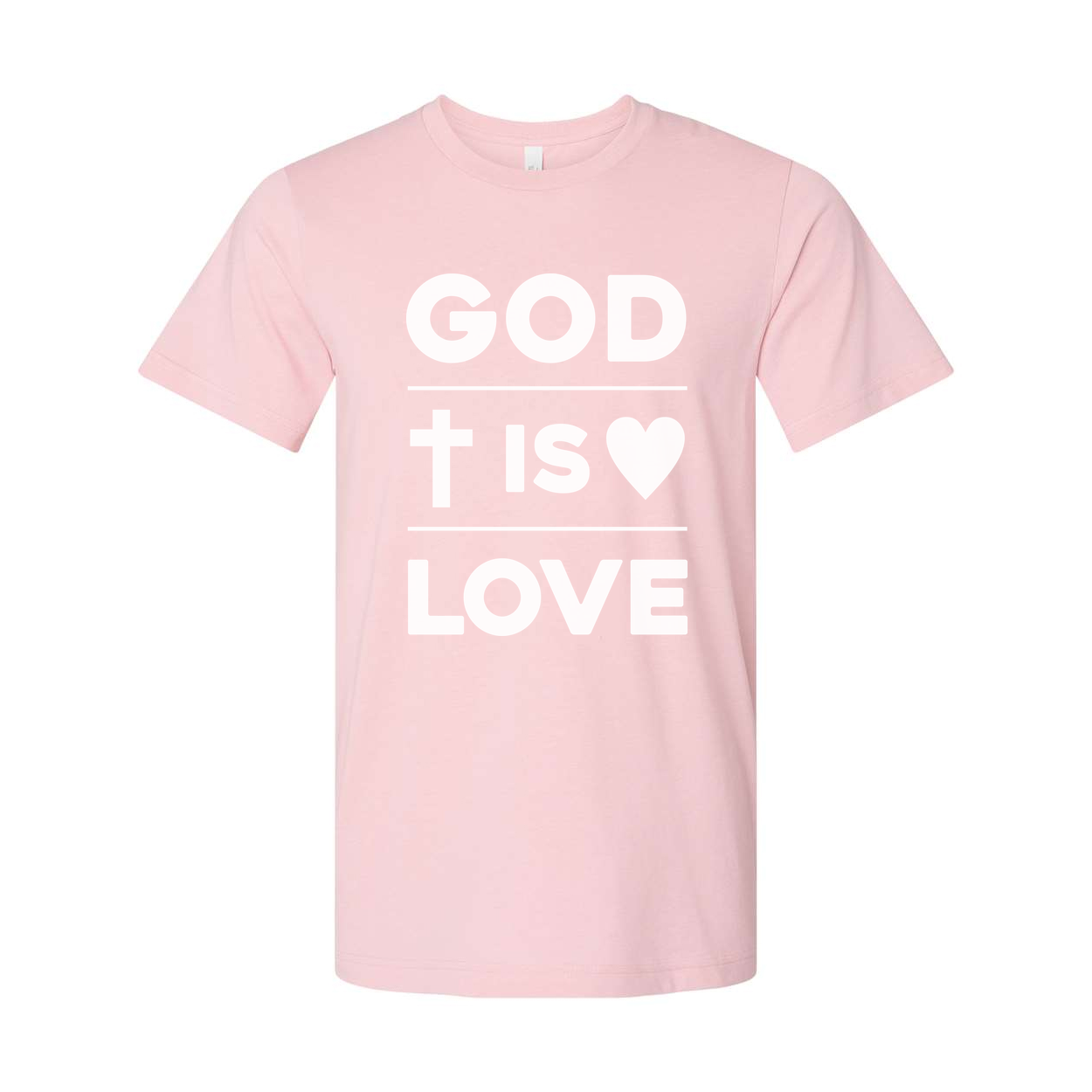 Unisex Christian T Shirt With God Is Love Graphic Design Tee For Faith Enthusiasts And Everyday Wear