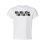 Follow Jesus Graphic Tee For Christians Unisex Short Sleeve Shirt With Inspirational Message