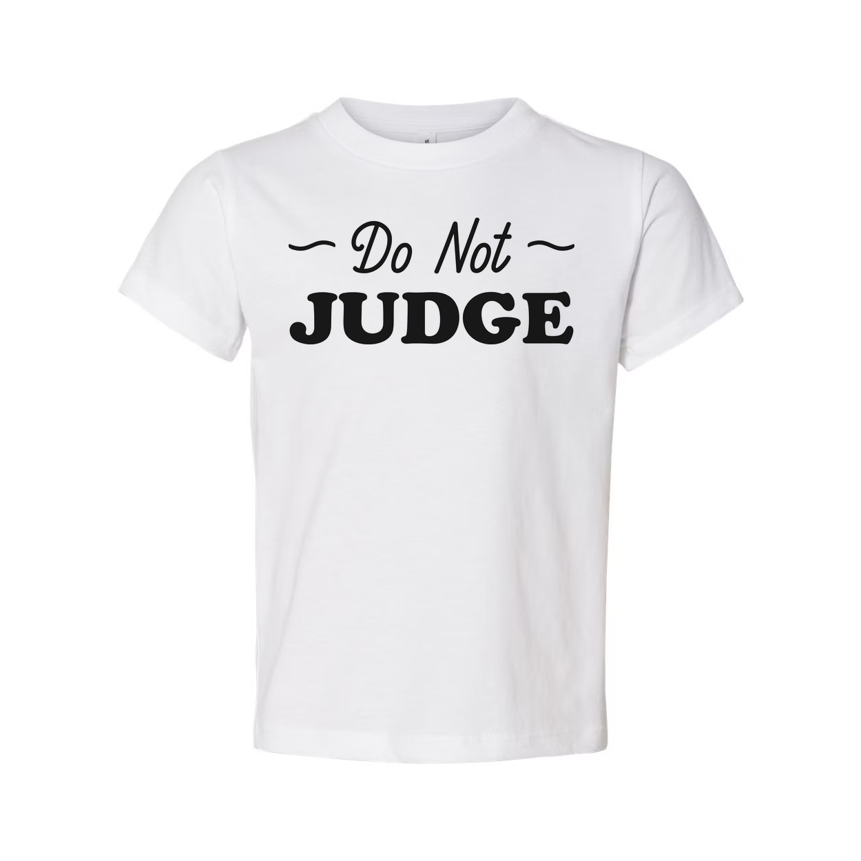 Do Not Judge Christian Unisex Graphic Tee With Inspirational Message Do Not Judge