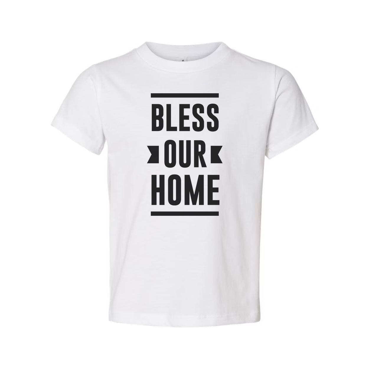 Bless Our Home Christian Graphic T Shirt for Unisex Fit Inspiring Faith Apparel Casual Wear