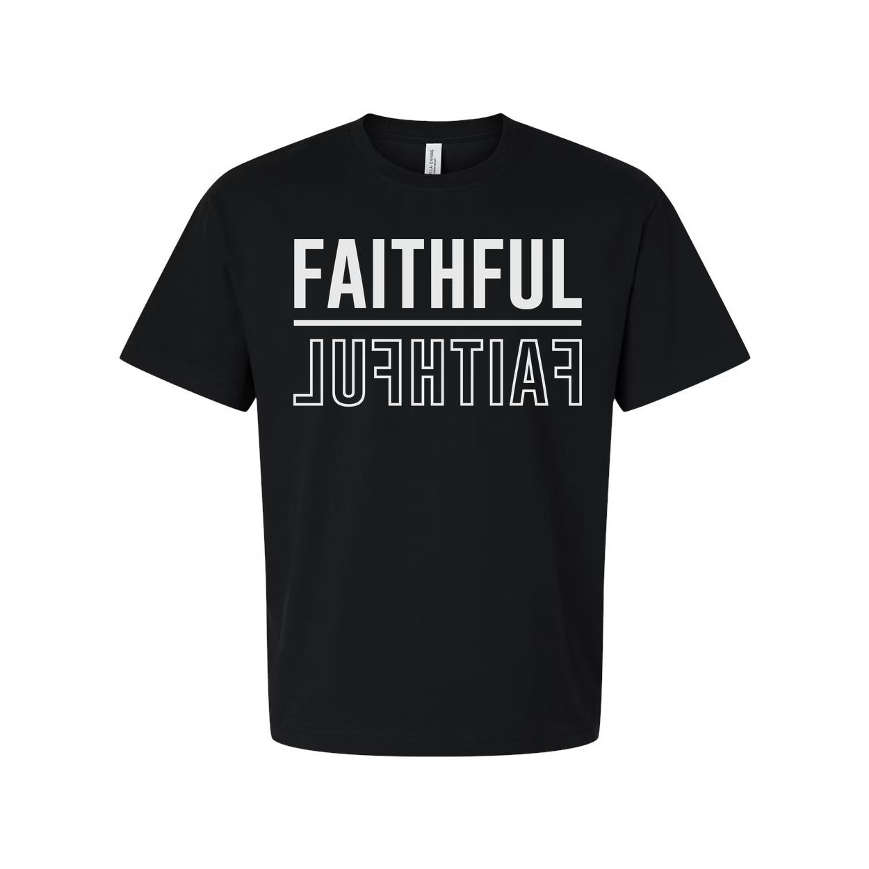 Faithful Christian Unisex Graphic Tee With Faithful Typography Artwork For Everyday Wear
