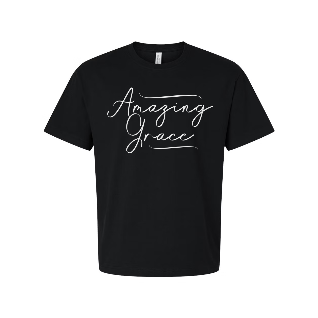 Amazing Grace Script T Shirt For Christians