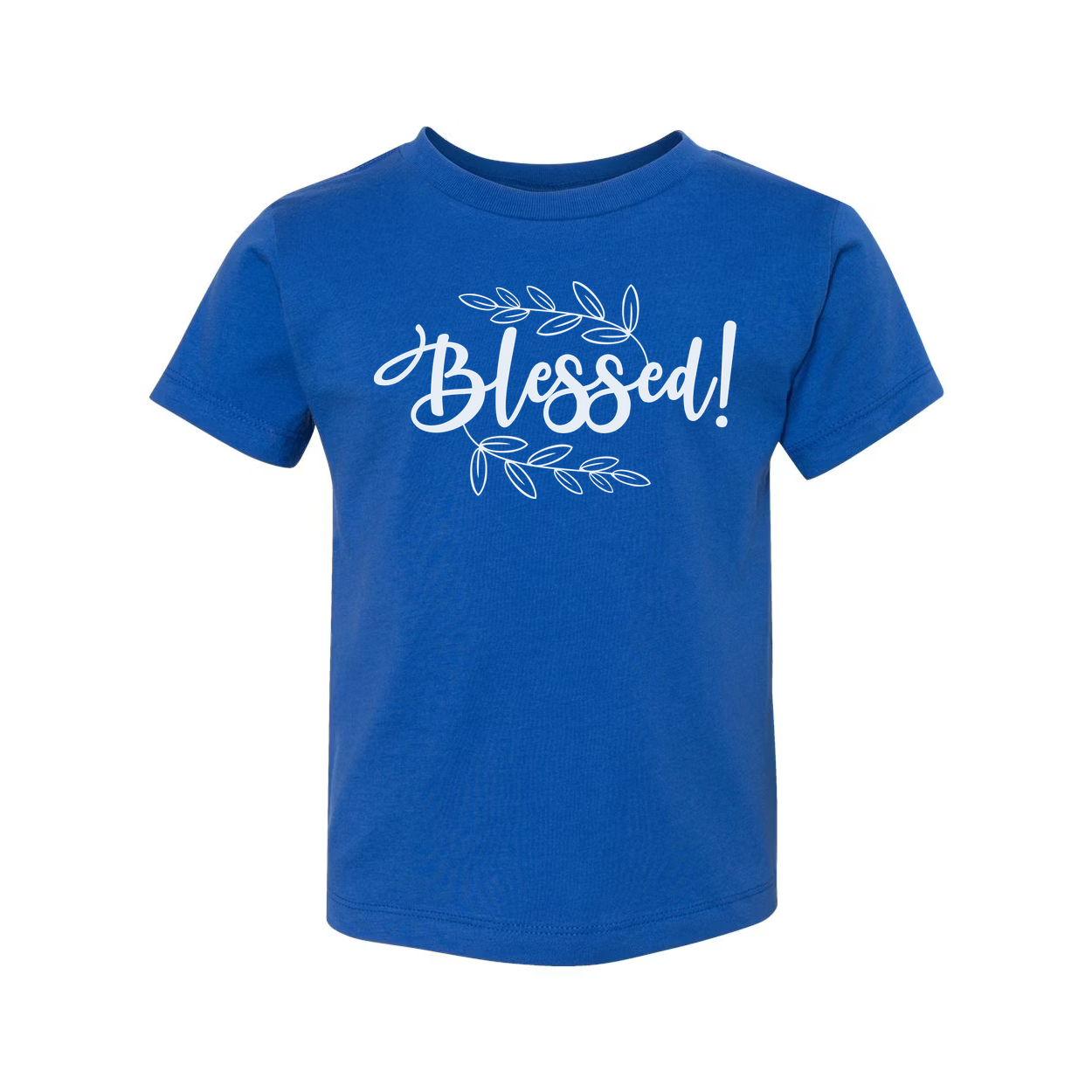Blessed Christian Unisex T Shirt With Leaf Motif