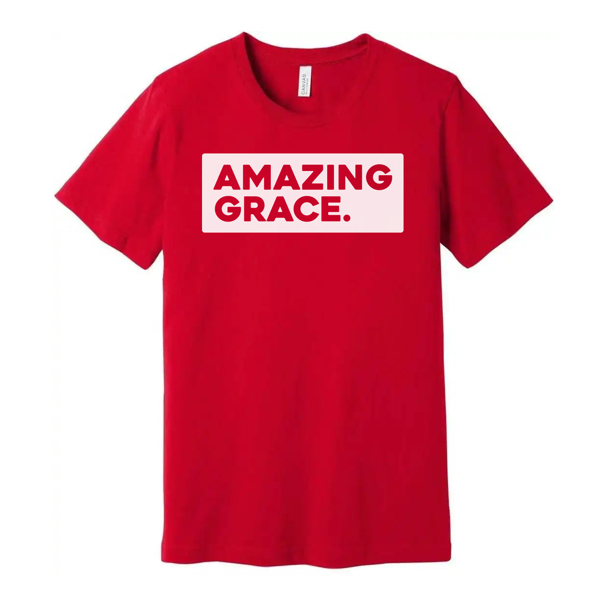 Amazing Grace Graphic T Shirt for Unisex Christians, Suitable for Daily Wear, Inspirational Tee