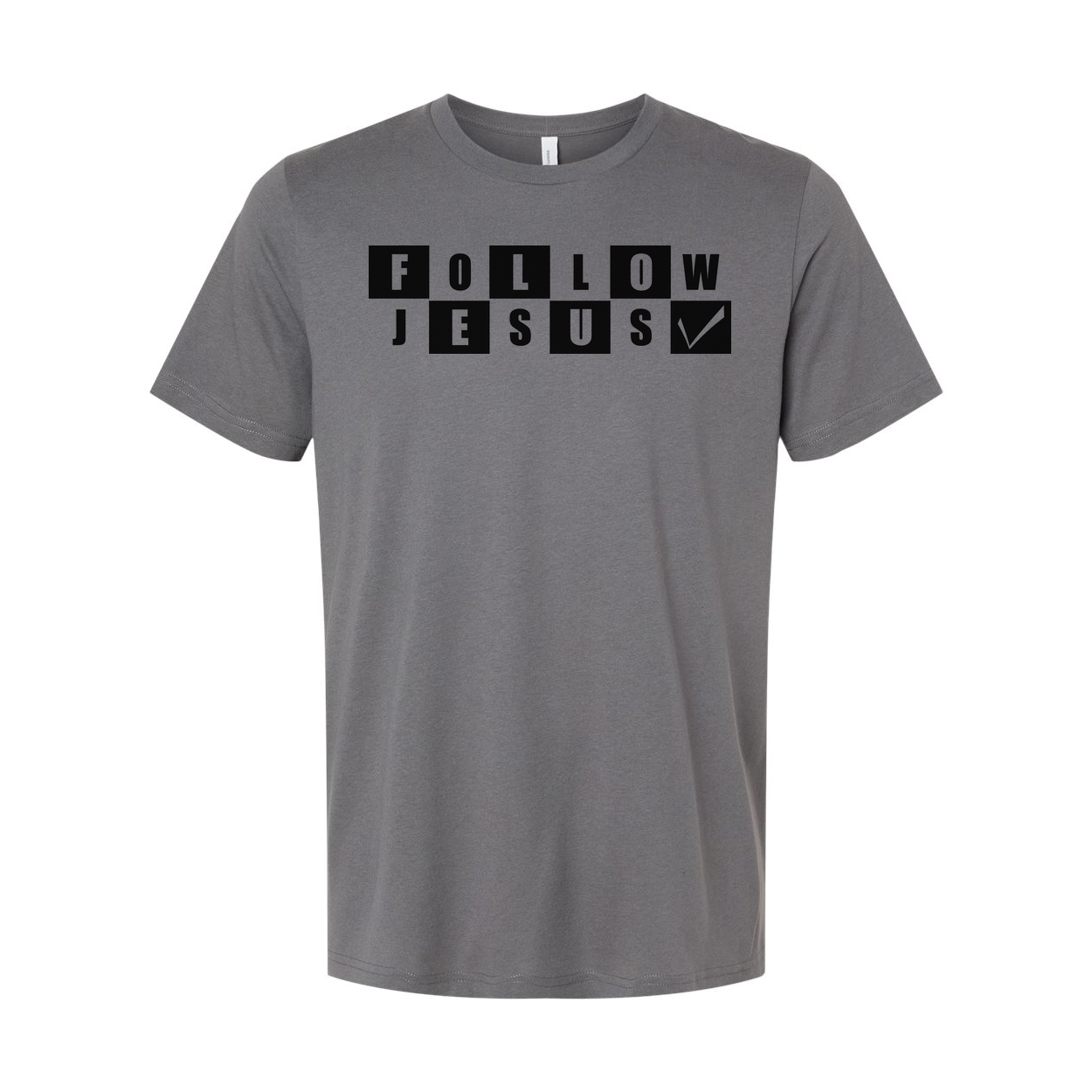 Follow Jesus Graphic Tee For Christians Unisex Short Sleeve Shirt With Inspirational Message