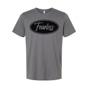 Christian Fearless Faith Oval Logo Unisex Graphic Tee For Men And Women Everyday Wear