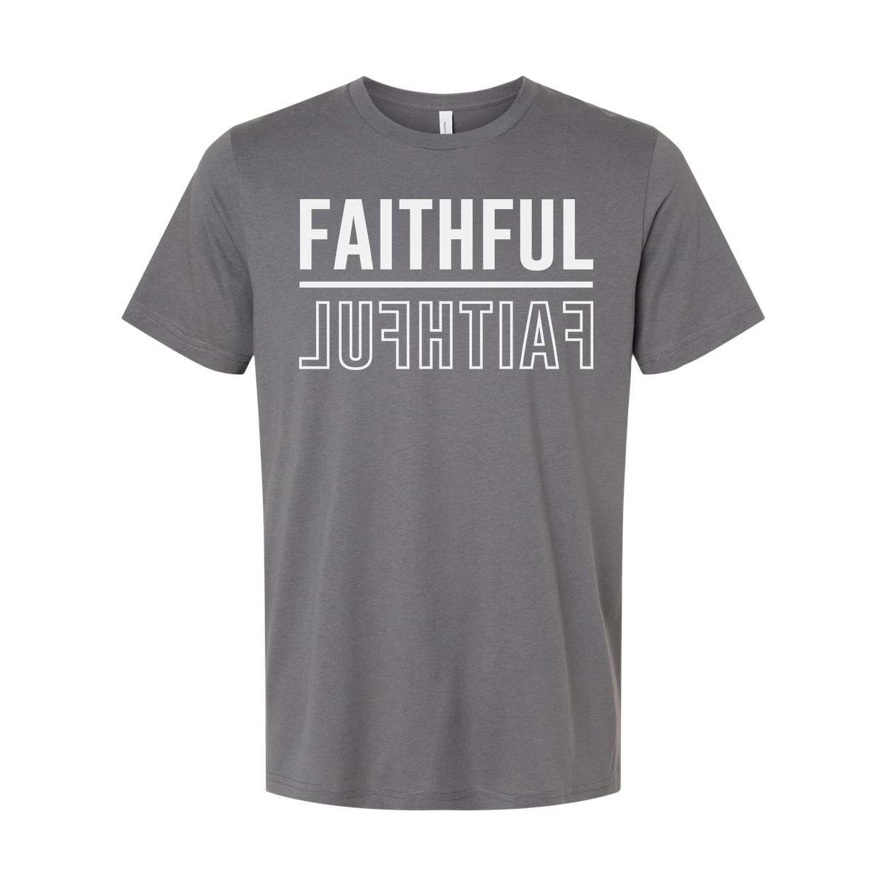 Faithful Christian Unisex Graphic Tee With Faithful Typography Artwork For Everyday Wear