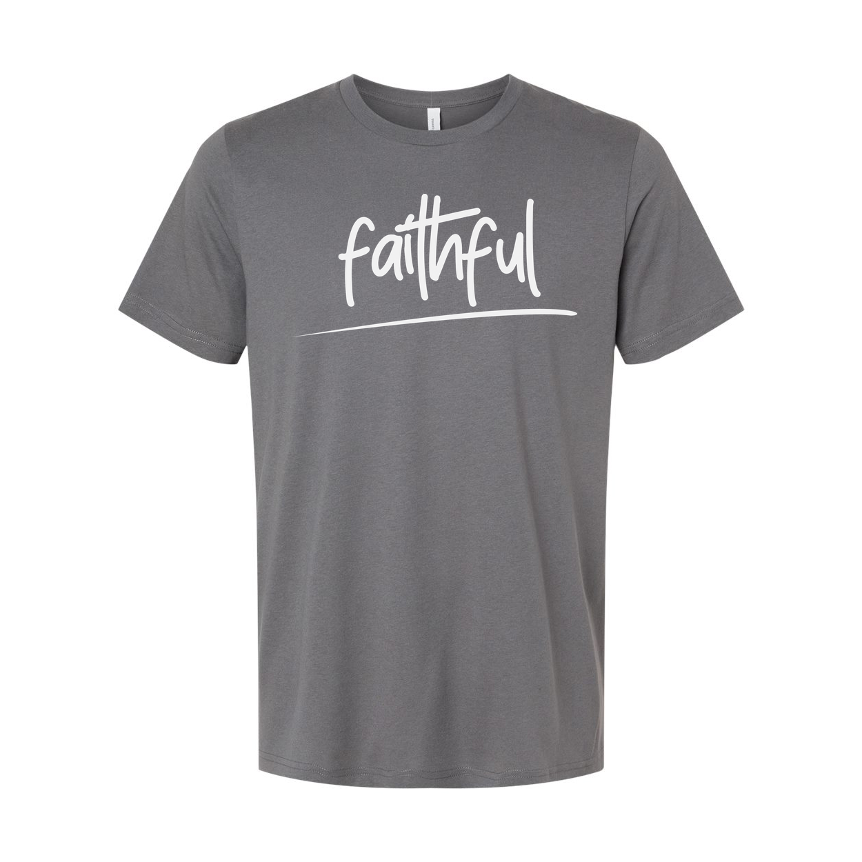 Faithful Christian Unisex T Shirt With Script Logo Design For Everyday Wear And Inspire Faith
