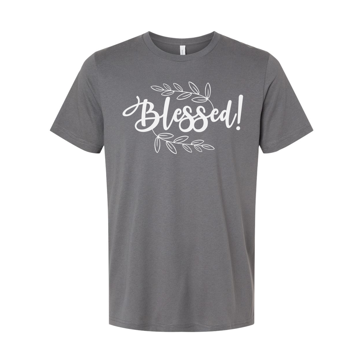 Blessed Christian Unisex T Shirt With Leaf Motif