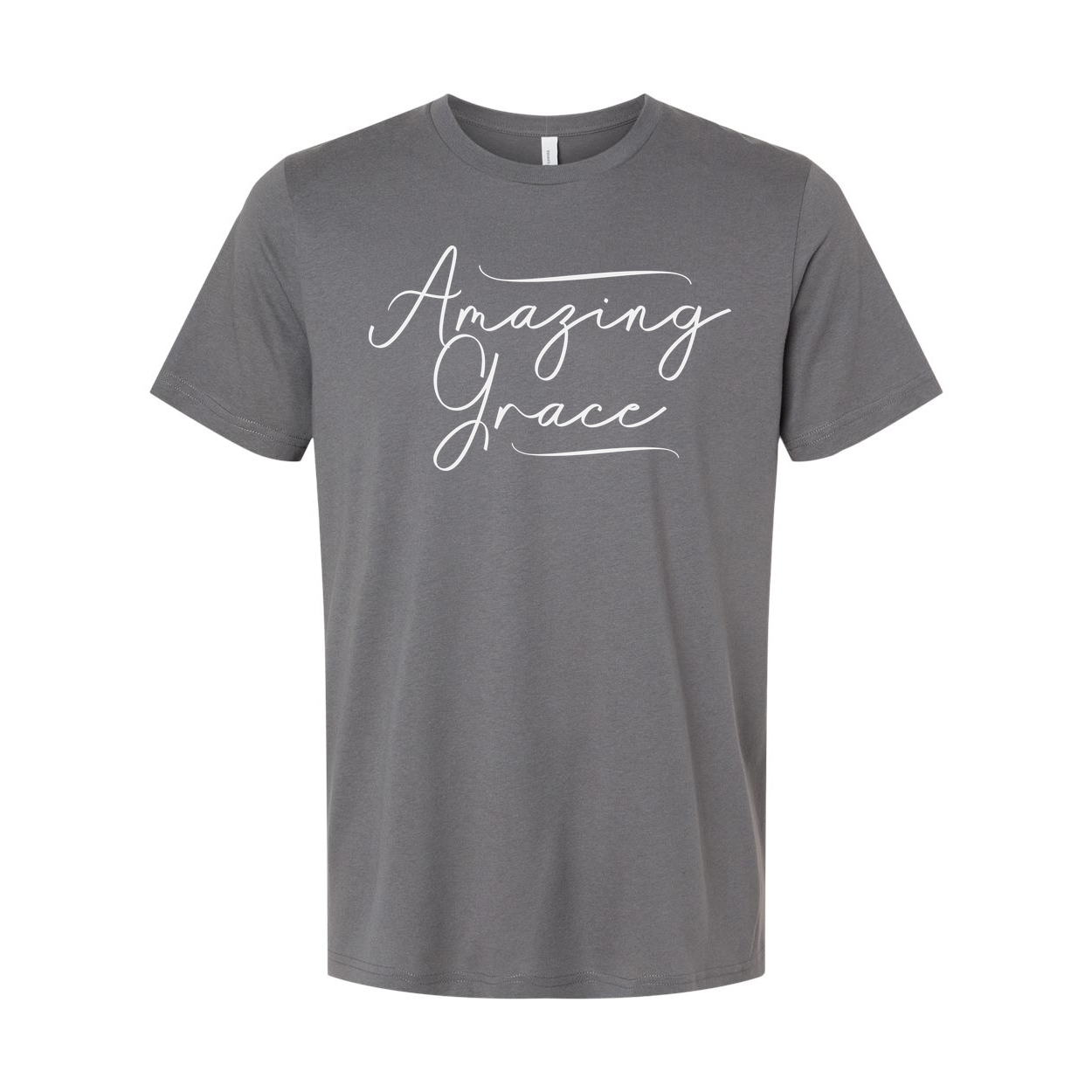 Amazing Grace Script T Shirt For Christians