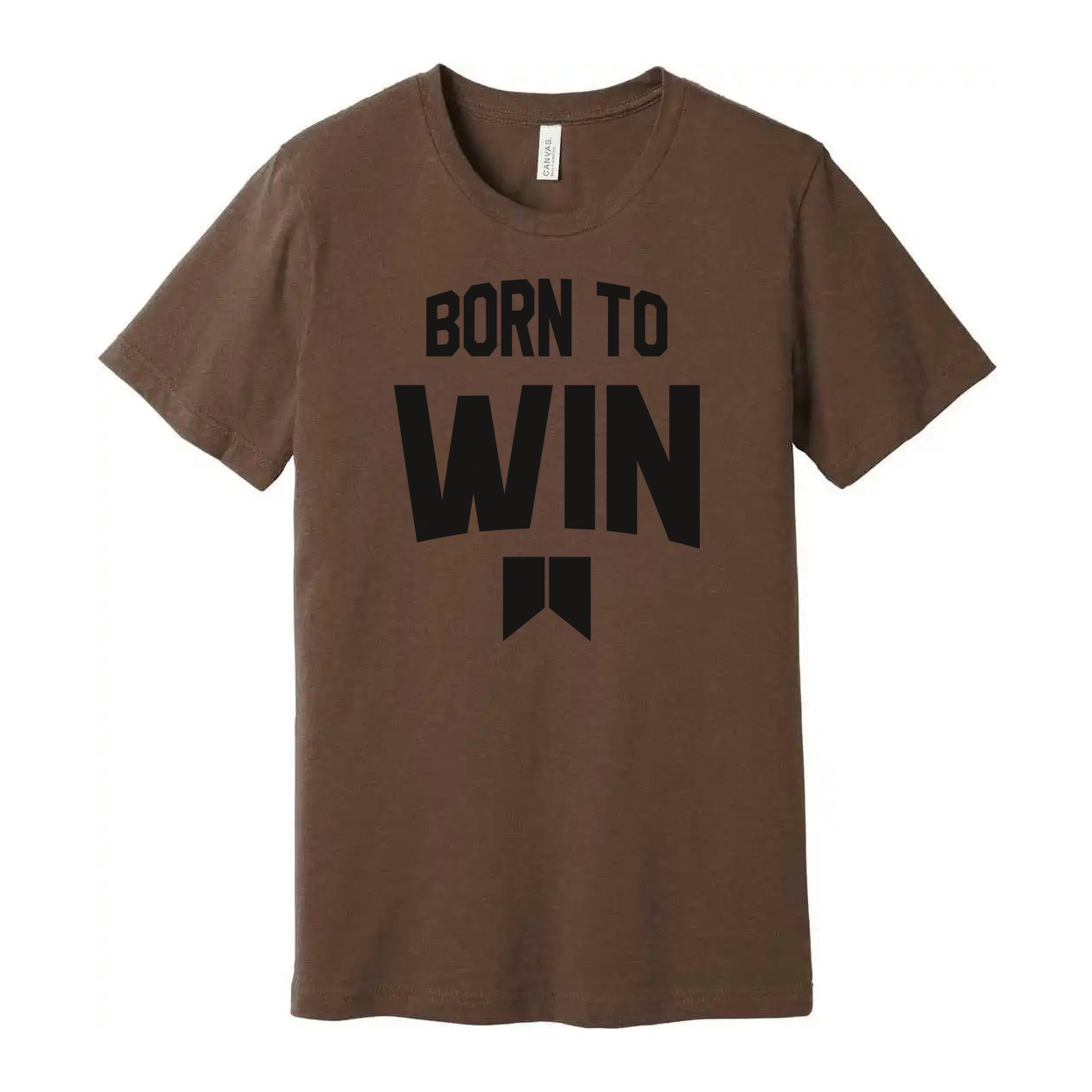 Born To Win Christian Unisex T Shirt With Bold Typography Graphic For Faith Inspired Apparel