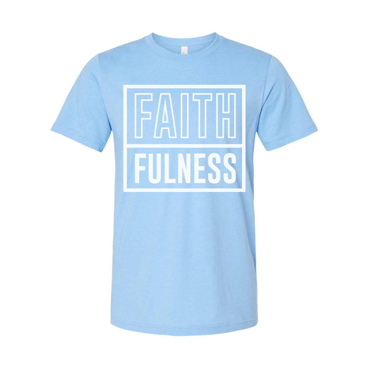 Christian Faithfulness Graphic T Shirt For Unisex Adults With Bold Boxed Design Edition