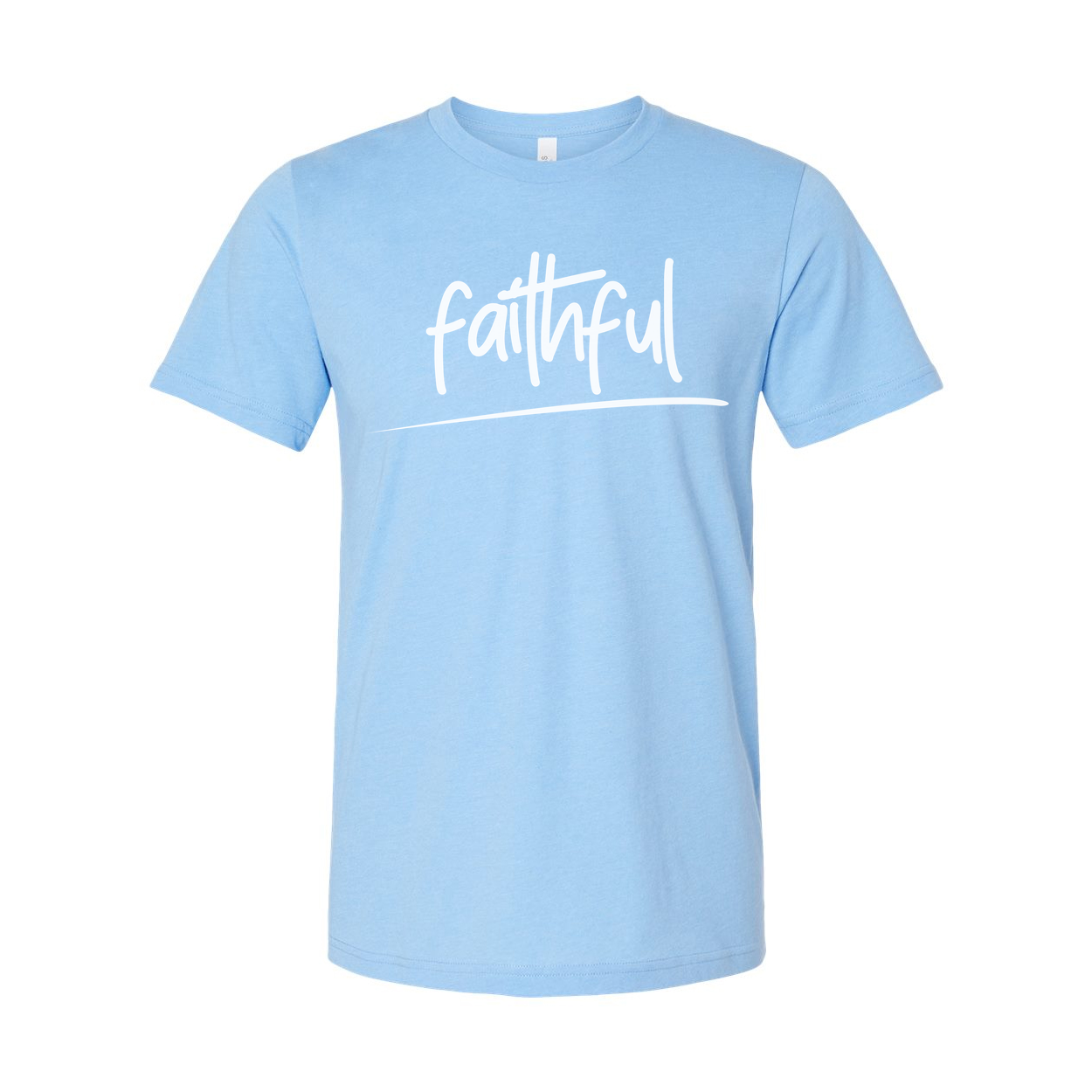 Faithful Christian Unisex T Shirt With Script Logo Design For Everyday Wear And Inspire Faith