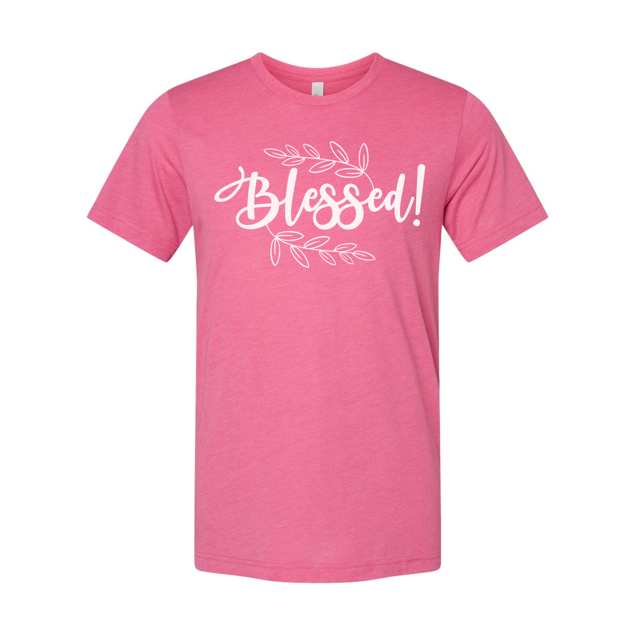 Blessed Christian Unisex T Shirt With Leaf Motif