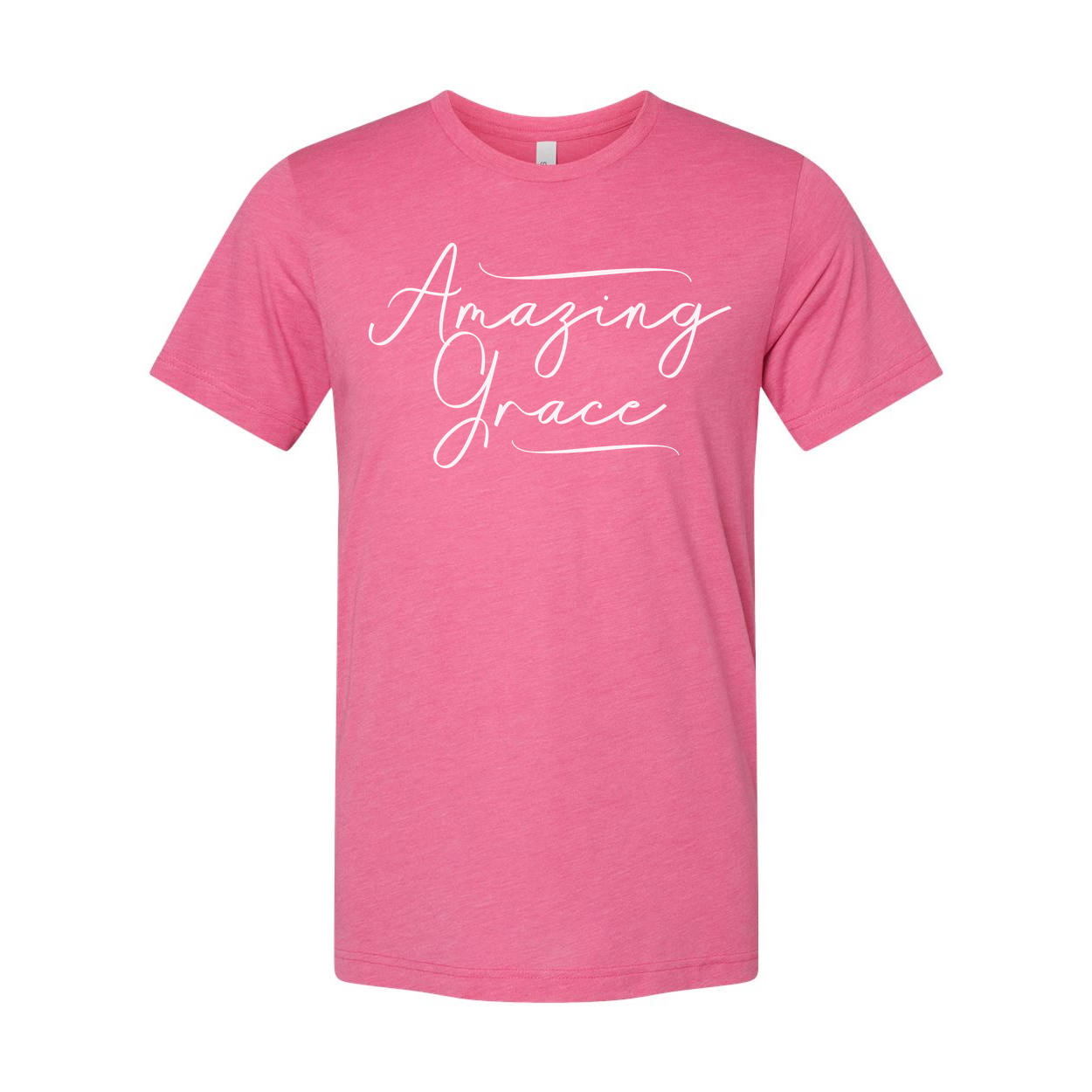 Amazing Grace Script T Shirt For Christians
