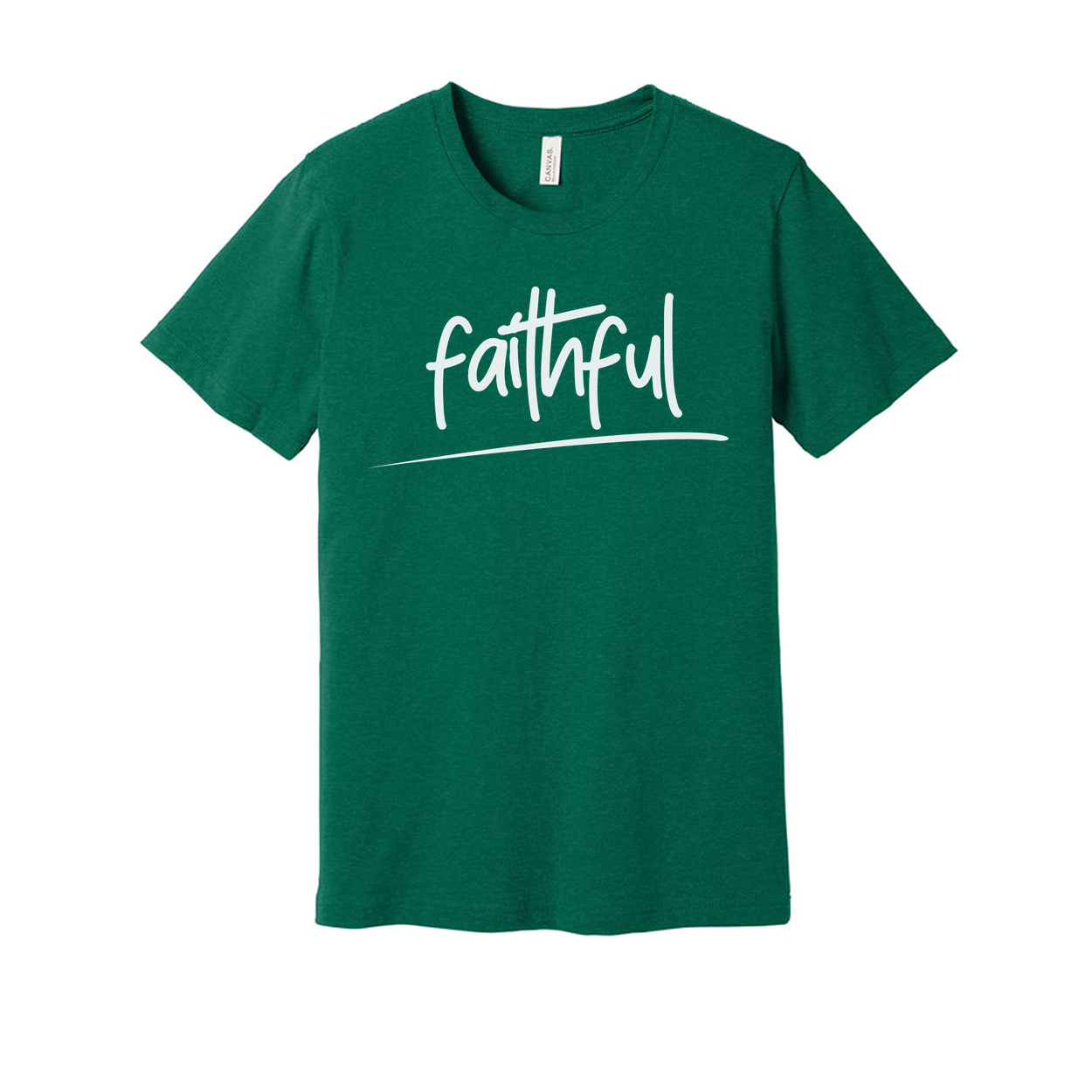 Faithful Christian Unisex T Shirt With Script Logo Design For Everyday Wear And Inspire Faith